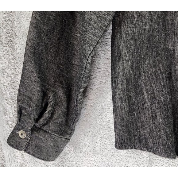 Circle T by Marilyn Lenox Shirt Womens Medium Gray Western Vintage Made In USA - Picture 11 of 12